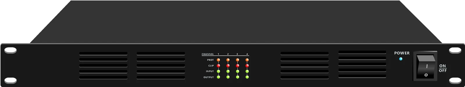 BA-4500D Class-D Four-Channel Power Amplifier
